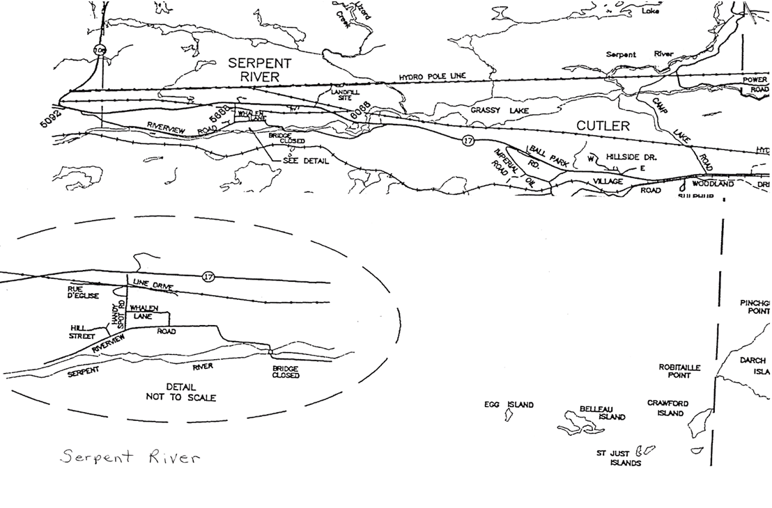 Map of Serpent River