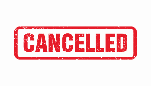 Notice of Cancellation